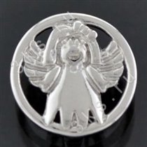 Кулон Ангел-хранитель, серебро 925, родиевое покры