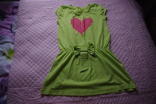 трикот палатье Агата с сердцем-128-350