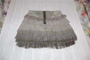 100%шелк юбка Италия-44-1200