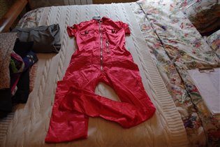 МЕТ комбез секс!!!красный атлас-30-4500