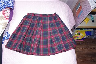 юбка клетка-146-200
