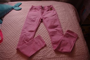 джинсы узкие розовые Петрол-140-400