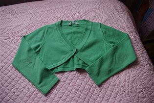болеро зелененькое майораль-116-200