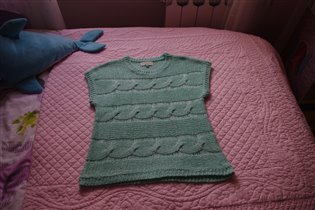 нежная вязаная кофточка майораль-128-250