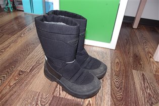 сапоги черные Куома -32 размер-800