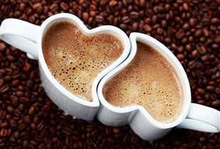 Бодрящее утреннее кофе для влюбленных
