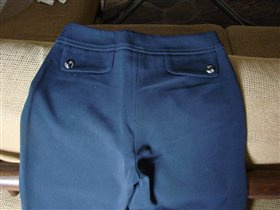 брюки школьные синие