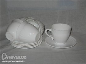 кофейный набор из 5чашок, франция экв.600