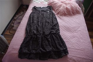 майораль классное серое платье-44-800