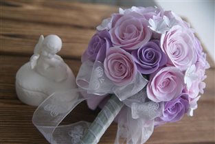 Свадебный букет 'Викторианские розы' 4500р. В нал