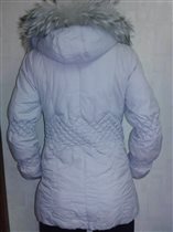 пуховик сзади