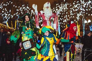 Большой общегородской квест “Счастливое время” на фестивале “Путешествие в Рождество”