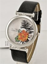 Н736 Черные желтые цветы