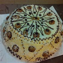 Торт 'Царственный' безе-суфле сливочно-ванильный