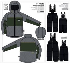 F 17 M 263 Gray mix