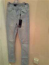 Джинсы голубые