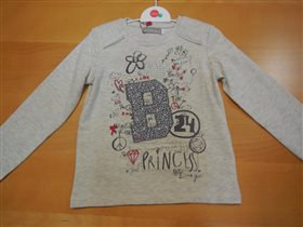 Футб длин рук стильная серая буква В леопард