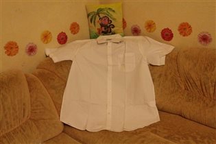 Мужские рубашки CANDA белые, 250р