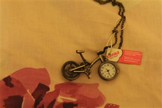 Часы-кулон велосипед, 250р