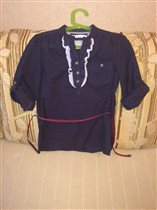 рубашка Zara р-р 7-8 128-134