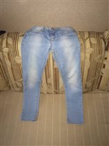 голубые джинсы Zara р-р7-8, 128-134