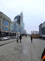Перспектива пешеходной части Петербургской улицы