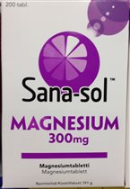 9999-5 Sana-sol Magnesium 300мг. 200 таб