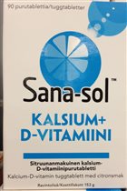 99995-4 Sana-sol Kalsium + D-vitamiini. 90 таб