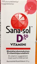 99995-3 Sana-sol D витамин 50мкг. 100 таб