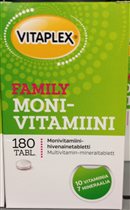 999991 Vitaplex Family Monivitamiini. 180 таб