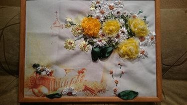 Вышивка лентами