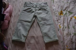 Пепе джинс-капри ментоловые-140-400