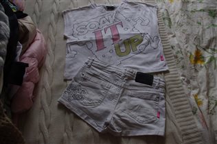 шорты+майка Губка боб Гуливер-152-500