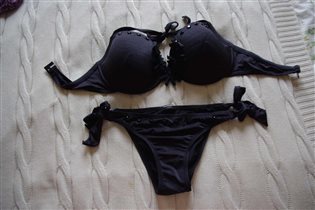 купальник черный 46Д-500