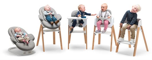 Для каждого этапа развития - детский стульчик Stokke Steps