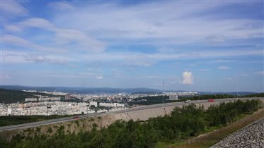 Мурманск со стороны Восточно-Объездной дороги