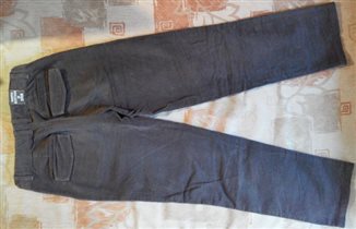 Вельветовые брюки ZZZ р.140 вид сзади