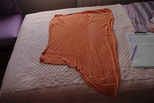 Карамелло кофточка необычного кроя -С-600