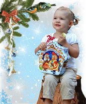 Новогодний теремок , жесть, Вес 800 гр., 649 руб.