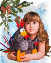 Художница, мягкая игрушка, Вес 800 гр., 895 руб.