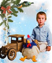 Степка-Растрепка, мягкая игрушка, Вес 600 гр., 840