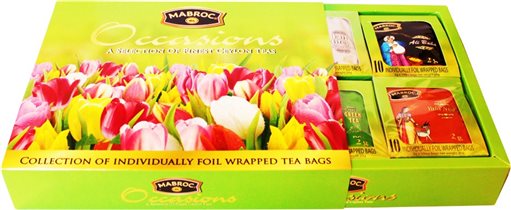 Чай 'Маброк' Тюльпаны (6 видов по 10 пакетиков) 