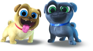 «Дружные мопсы» – новые герои рубрики «Узнавайка» на Канале Disney!
