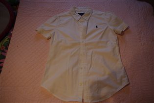 белая рубашка ральф лорен-158-500