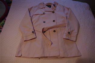 плащ пудрового цвета зара-152-900