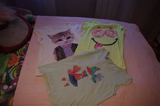 футболки 3 штуки 152-300