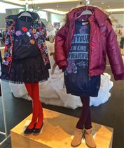 Боболи яркая малиновая осенняя курточка