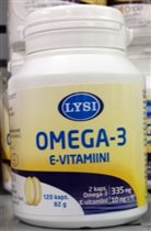 4-3/2 Lysi Omega-3 + E vitamiini 120кап