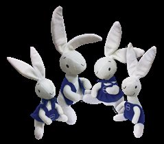 Мягкие игрушки-зайцы в подарок при покупке средств NIVEA