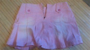 юбка розовая джинса р.25